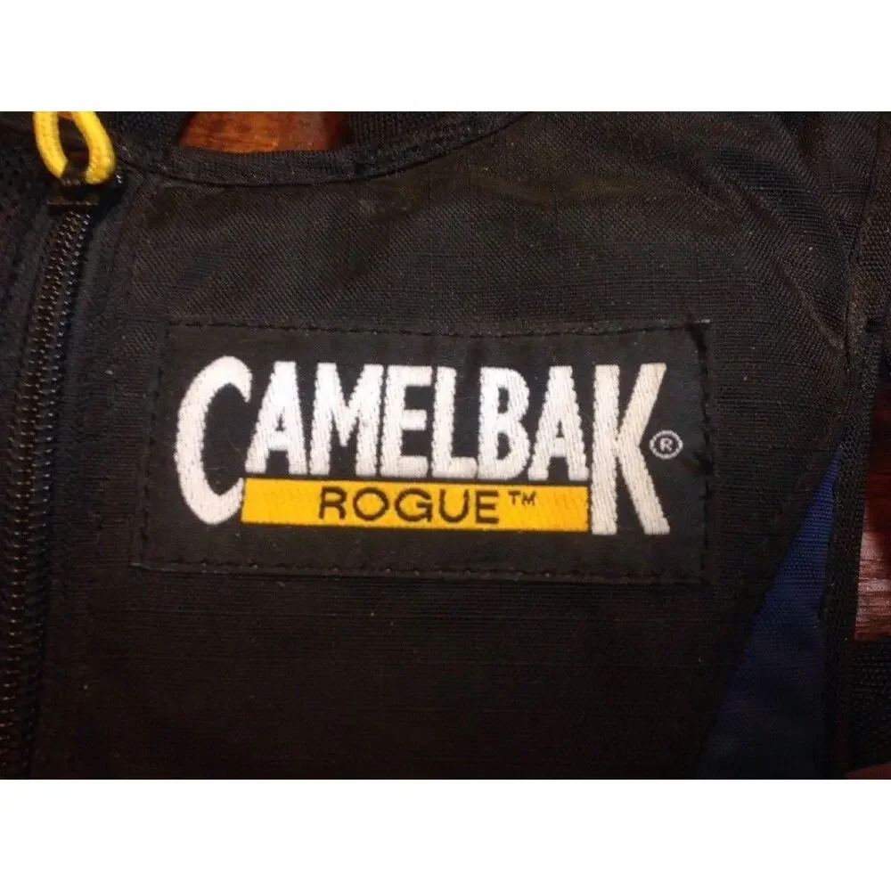 Camelbak Rogue Black Blue Hi Vis Stripes Hiking Water Hydration Back Pack Only